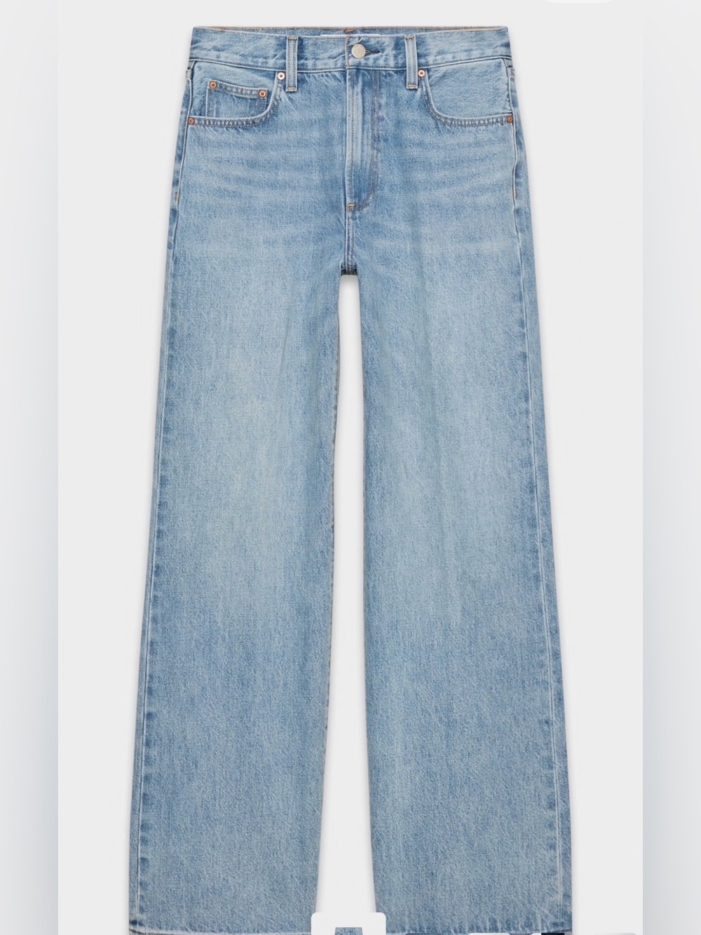 Denim Forum Farah High-Rise Wide-Leg Jeans